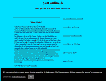 Tablet Screenshot of platt-online.de